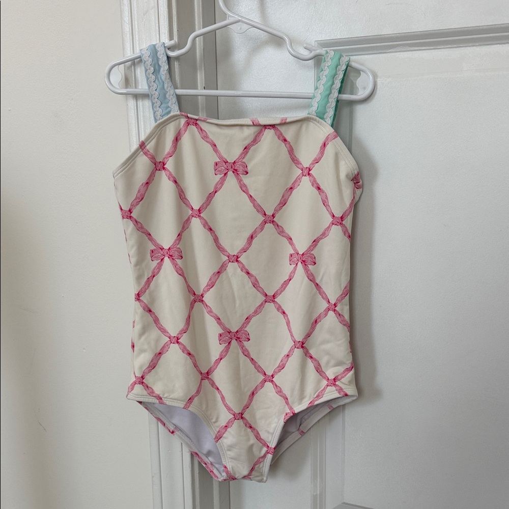 The Beaufort Bonnet Company Pink and white Swimsuit